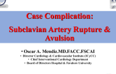Subclavian Artery Rupture and Avulsion