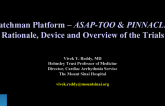 The Watchman Platform, ASAP Too and Flex: Rationale, Device and Overview of the Trials