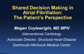 Shared Decision-making in NVAF: The Patient's Perspective