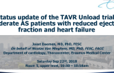 Status Update of the TAVR UNLOAD Trial – Moderate AS Patients with Reduced Ejection Fraction and Heart Failure