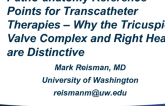 Patho-anatomy Reference Points for Transcatheter Therapies – Why the Tricuspid Valve Complex and Right Heart are Distinctive