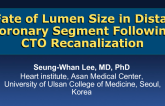 TCT-80: Natural Change of the Distal Bed Following Percutaneous Coronary Intervention With Drug-Eluting Stents for Chronic Total Occlusion Lesions
