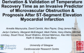 TCT-23: Derivation and Validation of Temperature Recovery Time as an Invasive Predictor of Microvascular Obstruction and Prognosis After ST-Segment Elevation Myocardial Infarction