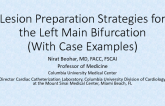Lesion Preparations Strategies for the Left Main Bifurcation (With Case Examples)