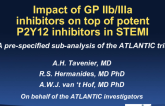 TCT-111: Efficacy and Safety of Glycoprotein IIb/IIIa Inhibitors on Top of a Potent P2Y12 Inhibitor in STEMI: A Pre-Specified Sub-Analysis of the ATLANTIC Trial