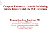 Complete Revascularization is the Missing Link to Improve Diabetic PCI Outcomes
