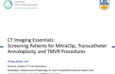 CT Imaging Essentials: Screening Patients for MitraClip, Transcatheter Annuloplasty, and TMVR Procedures