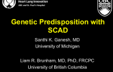Genetic Predisposition with SCAD