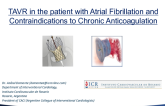 TAVR in the Patient With Atrial Fibrillation and Contraindications to Chronic Anticoagulation