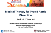 Medical Treatment and Long-term Management of Acute Type B Aortic Dissection: Lessons from IRAD and Beyond