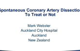 Australia Discusses: How Would I Approach This Patient (and SCAD in General)?