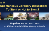 Case #1 – Spontaneous Coronary Dissection: To Stent or Not to Stent?