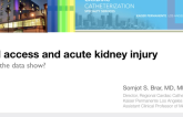 Topic 6: Radial Access and AKI- What Do We Know?