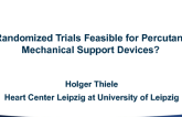 Are Randomized Trials Feasible for Percutaneous Mechanical Support Devices?