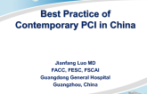 Best Practice of Contemporary PCI in China