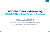 Keynote Lecture: FDA/CDRH - The Year in Review