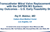SAPIEN M3 Transcatheter Mitral Valve Replacement System: 30-Day Outcomes From the US Early Feasibility Study