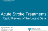 Acute Stroke Treatments: Rapid Review of the Latest Data