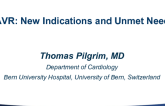 TAVR: New Indications and Unmet Needs