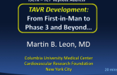 The TAVR Development from First in Man to Phase 3 and Beyond