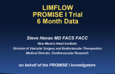 Percutaneous Deep Vein aRterialization for the Treatment of Late Stage Critical LiMb ISchEmia, The PROMISE Trial: Early Feasibility Interim Results (LimFlow)