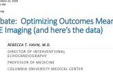 DEBATE: Optimizing Outcomes Means TEE Imaging (And Here's The Data)!