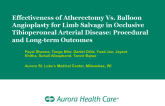 TCT-113: Effectiveness of Atherectomy vs Balloon Angioplasty for Limb Salvage in Occlusive Tibioperoneal Arterial Disease