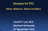 Devices for PCI (Wires, Balloons, Stents, FFR, Imaging)