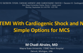 Case Presentation #3: STEMI With Cardiogenic Shock and No Simple Options for MCS