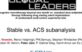 GLOBAL LEADERS: First Report of the Results in ACS and Non-ACS Subgroups