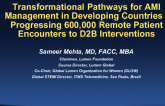 TCT-49: Transformational Pathways for AMI Management in Developing Countries - Rolling 600,000 Remote Patient Encounters to D2B Interventions