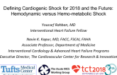 Defining Cardiogenic Shock for 2018 and the Future: Hemodynamic vs Hemometabolic Shock