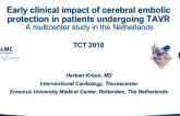 TCT-98: Early Clinical Impact of Cerebral Embolic Protection With Transcatheter Aortic Valve Replacement, a Multicenter Study in the Netherlands