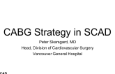 CABG Strategy in SCAD