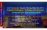 Left Ventricular Support During High Risk PCI: Expanded Indications, Technique and Outcomes