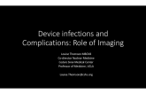 Device infections and Complications: Role of Imaging