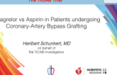 Ticagrelor vs Aspirin in Patients undergoing Coronary-Artery Bypass Grafting
