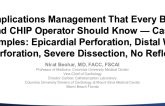 Complications Management That Every Basic and CHIP Operator Should Know — Case Examples: Epicardial Perforation, Distal Wire Perforation, Severe Dissection, No Reflow