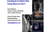 Evaluating the CLI Patient: What Testing Options Are there?