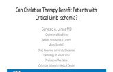 Can Chelation Therapy Benefit Patients with Critical Limb Ischemia?