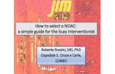 How to select a NOAC: a simple guide for the busy interventionist