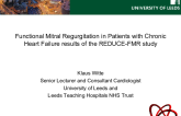 Functional Mitral Regurgitation in Patients with Chronic Heart Failure results of the REDUCE-FMR study