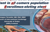 TALENT: Thin strut sirolimus-eluting stent in all comers population vs Everolimus-eluting stent