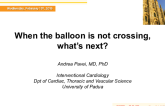When the balloon is not crossing,  what’s next? 