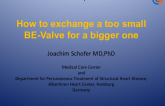 How to exchange a too small BE-Valve for a bigger one 
