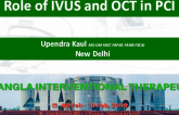 Role of IVUS and OCT in PCI