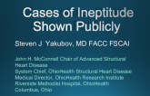 Cases of IneptitudeShown Publicly