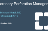 Coronary Perforation and Management
