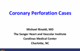 Coronary Perforation Cases