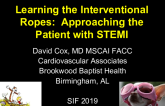 Learning the Interventional Ropes:  Approaching the Patient with STEMI